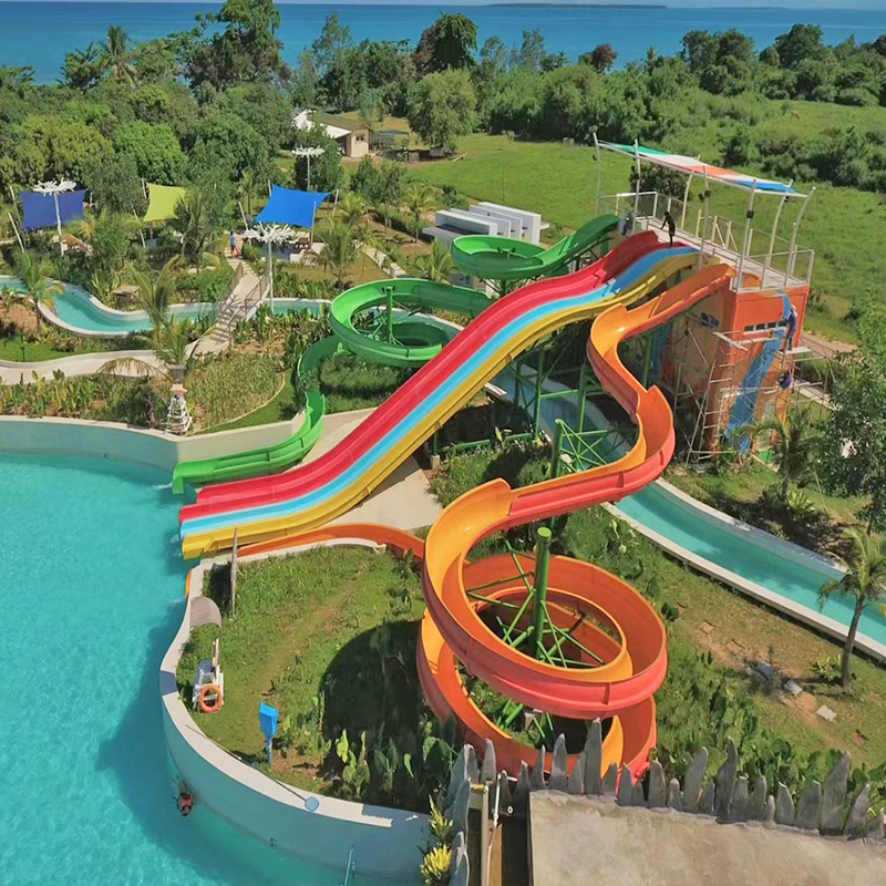 rainbow water park slides