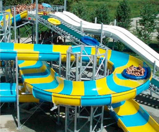 Off-season maintenance of water parks