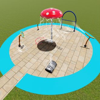 kids splash pad designs-50sqm