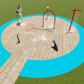 Splash Pad Design-100sqm