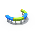 S-shaped single-log bridge